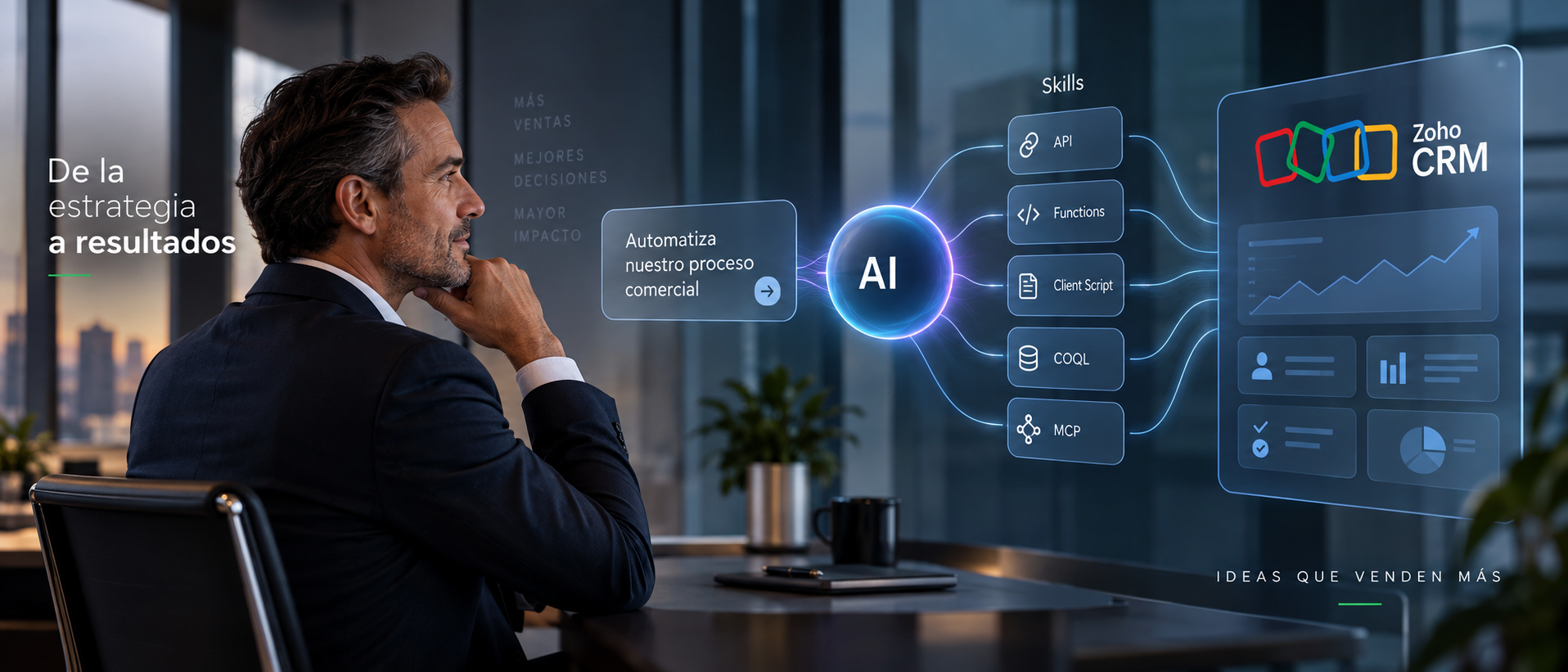 Zoho CRM incorpora Skills: lo importante para un Director Comercial no es programar con IA
